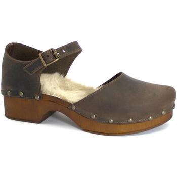 Zapatos Mujer Zuecos (Mules) Latika LAT-I23-437-CA Marrón