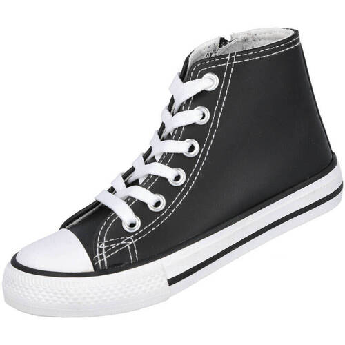 Zapatos Niños Zapatillas altas L&R Shoes ABX02 Negro