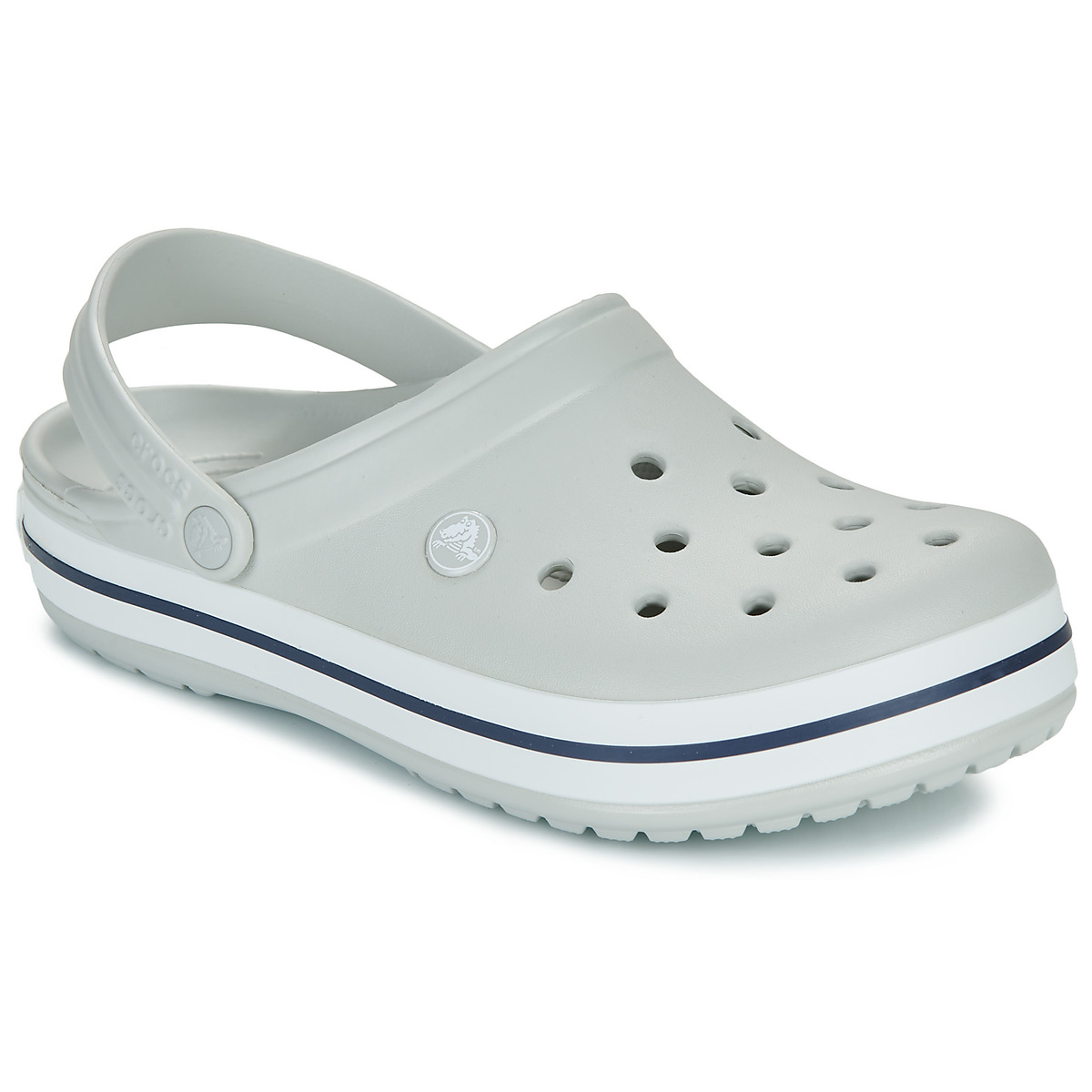 Zapatos Zuecos (Clogs) Crocs Crocband Gris