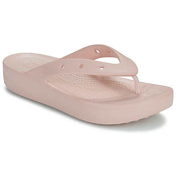 Zapatos Mujer Chanclas Crocs Classic Platform Flip W Rosa