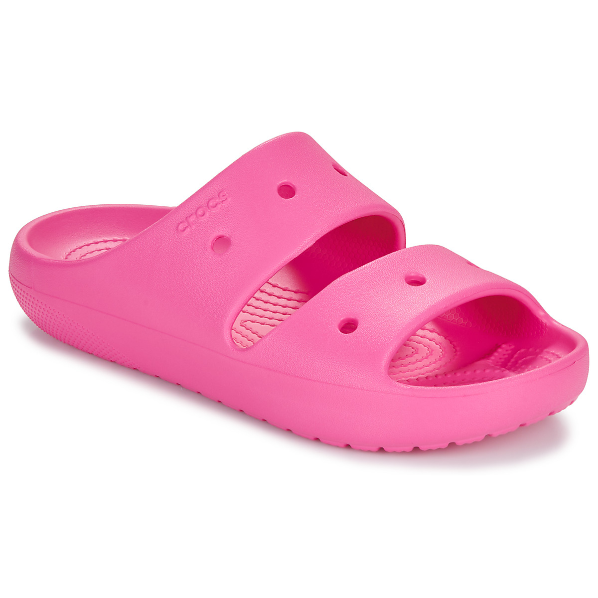 Zapatos Mujer Zuecos (Mules) Crocs Classic Sandal v2 Rosa