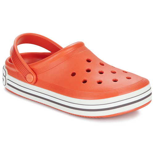 Zapatos Zuecos (Clogs) Crocs Off Court Logo Clog Rojo
