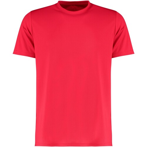 textil Hombre Camisetas manga larga Kustom Kit KK555 Rojo