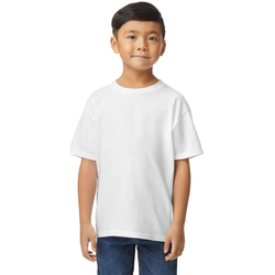 textil Niños Tops y Camisetas Gildan Softstyle Blanco