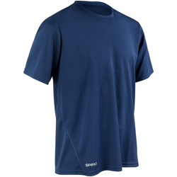 textil Hombre Camisetas manga corta Spiro S253M Azul