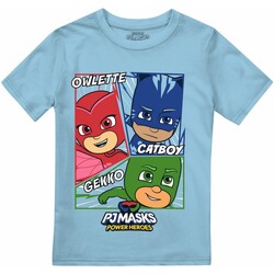 textil Niño Camisetas manga larga Pj Masks Comic Heroes Azul
