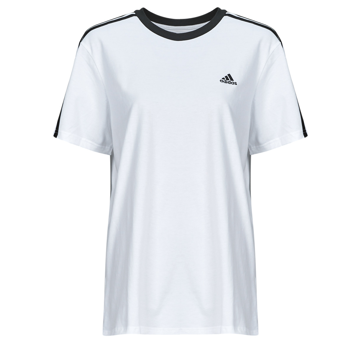 textil Mujer Camisetas manga corta Adidas Sportswear W 3S BF T Blanco / Negro