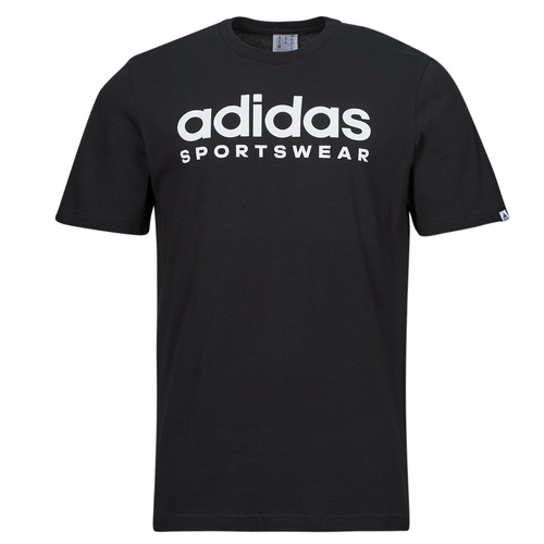 textil Hombre Camisetas manga corta Adidas Sportswear SPW TEE Negro / Blanco