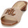 Zapatos Mujer Zuecos (Mules) Lauren Ralph Lauren FAY LOGO-SANDALS-FLAT SANDAL Cognac / Beige