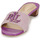 Zapatos Mujer Zuecos (Mules) Lauren Ralph Lauren FAY LOGO-SANDALS-FLAT SANDAL Violeta / Beige