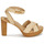 Zapatos Mujer Sandalias Lauren Ralph Lauren SASHA-SANDALS-HEEL SANDAL Beige