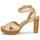 Zapatos Mujer Sandalias Lauren Ralph Lauren SASHA-SANDALS-HEEL SANDAL Beige