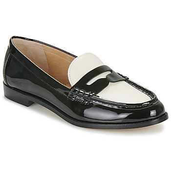 Zapatos Mujer Mocasín Lauren Ralph Lauren WYNNIE-FLATS-LOAFER Negro / Blanco