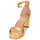 Zapatos Mujer Sandalias Lauren Ralph Lauren LOGAN-SANDALS-HEEL SANDAL Oro