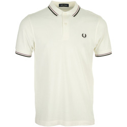 textil Hombre Tops y Camisetas Fred Perry Twin Tipped Blanco