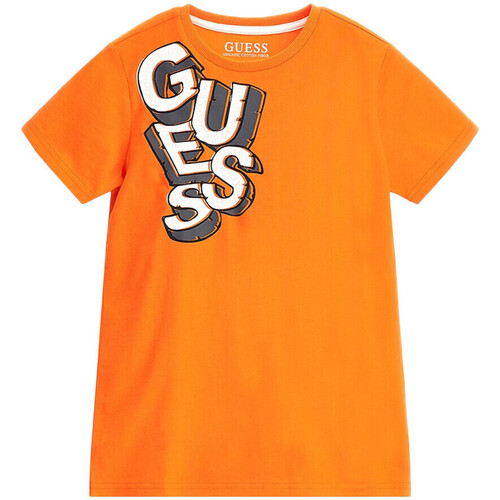 textil Niño Camisetas manga corta Guess  Naranja