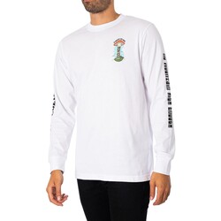 textil Hombre Camisetas manga corta Hikerdelic Camiseta De Manga Larga Con Gráfico En La Espalda De Montaña Blanco
