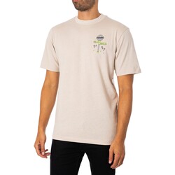 textil Hombre Camisetas manga corta Hikerdelic Camiseta Gráfica Con Espalda De Peak &Amp; Precinct Beige