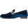 Zapatos Mujer Mocasín Poesie Veneziane JJA65-VELLUTO-BLUETTE Azul