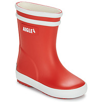 Zapatos Niños Botas de agua Aigle BABY FLAC 2 Rojo / Blanco