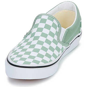 Vans Classic Slip-On COLOR THEORY CHECKERBOARD ICEBERG GREEN Verde