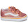 Zapatos Niña Zapatillas bajas Vans Old Skool V SUNRISE GLITTER MULTI/TRUE WHITE Naranja / Rojo