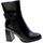 Zapatos Mujer Botines Exé Shoes Stivaletto Tronchetto Donna Nero Mj1076-c9931 Negro