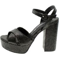 Zapatos Mujer Sandalias Francescomilano Sandalo Donna Nero V13-1s Negro