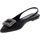 Zapatos Mujer Bailarinas-manoletinas Nacree - Slipper Spilla Str Raso Nero 411052 Negro