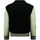 textil Hombre Chaquetas / Americana Enos Geborduurde Vintage Varsity Jacket Negro