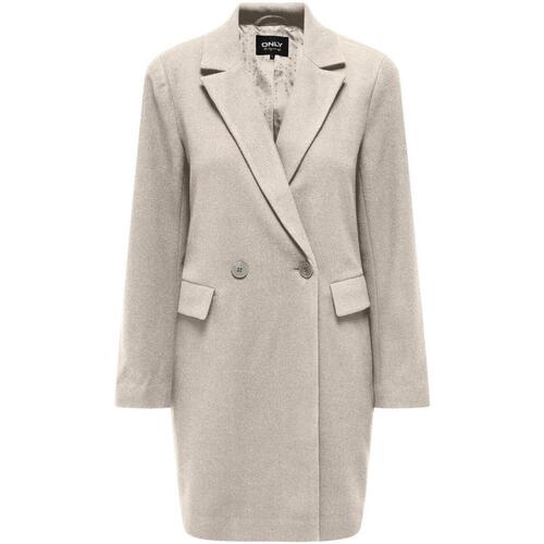 textil Mujer Abrigos Only ONLLAURA LIFE COAT Beige