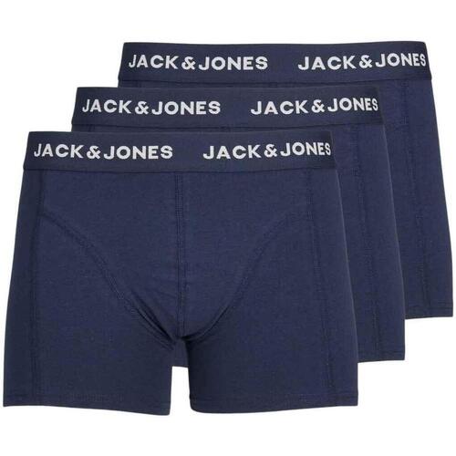 textil Hombre Camisas manga larga Jack & Jones JACANTHONY TRUNKS 3 PACK Azul
