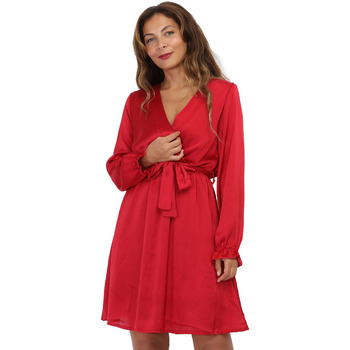 textil Mujer Vestidos La Modeuse 69014_P160898 Rojo