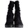 Zapatos Mujer Botas Imac bota con caña arrugada forrada pelo con menbrana impermeable Negro