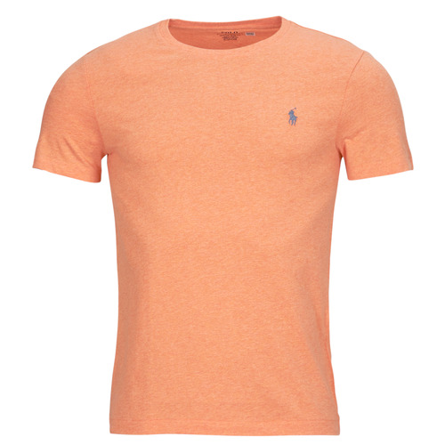 textil Hombre Camisetas manga corta Polo Ralph Lauren T-SHIRT AJUSTE EN COTON Naranja
