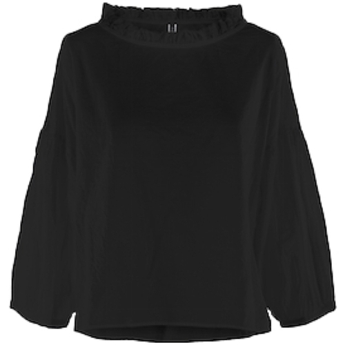 textil Mujer Tops / Blusas Wendy Trendy Top 221153 - Black Negro