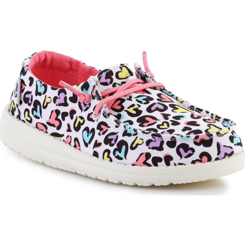 Zapatos Niña Sandalias HEY DUDE Wendy Youth White Leopard 130120170 Multicolor