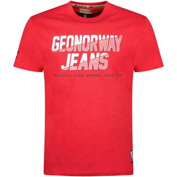 textil Hombre Camisetas manga corta Geo Norway SX1046HGNO-RED Rojo