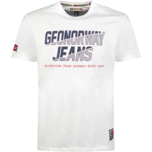 textil Hombre Camisetas manga corta Geo Norway SX1046HGNO-WHITE Blanco