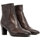 Zapatos Mujer Botas de caña baja Pantanetti 16642E-CACAO Marrón