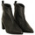 Zapatos Mujer Botas Ezzio botin tacon 5 cm con aristas Negro