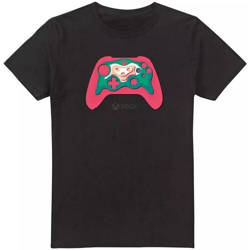 textil Hombre Camisetas manga larga Xbox Cutaway Pad Negro
