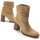 Zapatos Mujer Botines MTNG Botines Mujer VIOLETTE 54024 Beige
