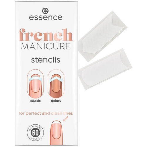 Belleza Mujer Set manicura Essence French Manicure Plantillas 01-french 