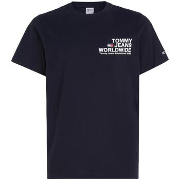 textil Hombre Camisetas manga corta Tommy Hilfiger DM0DM1771-BDS Negro