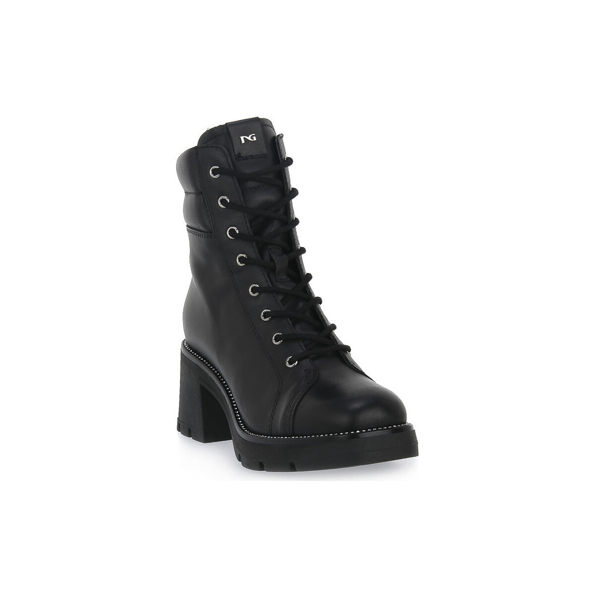Zapatos Mujer Botas de caña baja NeroGiardini NERO GIARDINI 100 GUANTO NERO Negro