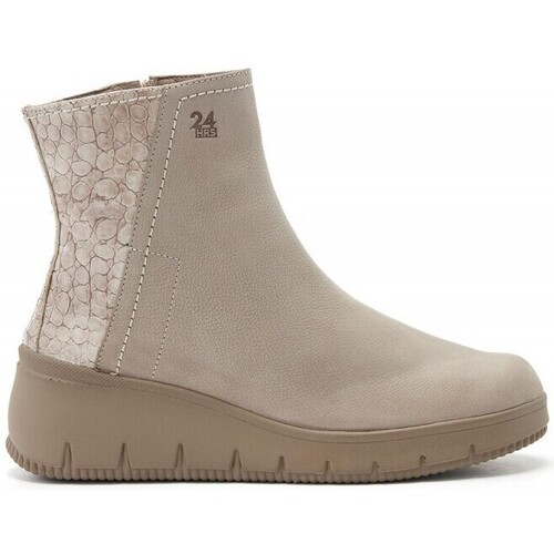 Zapatos Mujer Zapatos de tacón 24 Hrs 24 Hrs 25842 Taupe Beige