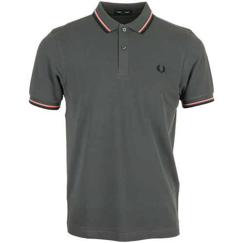 textil Hombre Tops y Camisetas Fred Perry Twin tipped Gris
