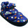 Zapatos Pantuflas Nuvola. Boot Home Printed 20 Teddy Azul