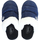 Zapatos Pantuflas Nuvola. Zueco Wolly Suela de Goma Azul